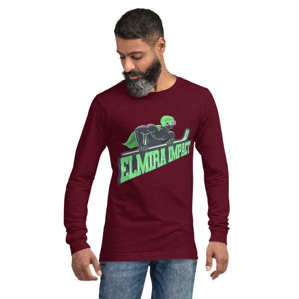 Elmira Impact Unisex Long Sleeve Tee - various colors and sizes up to 2XL - Image 5